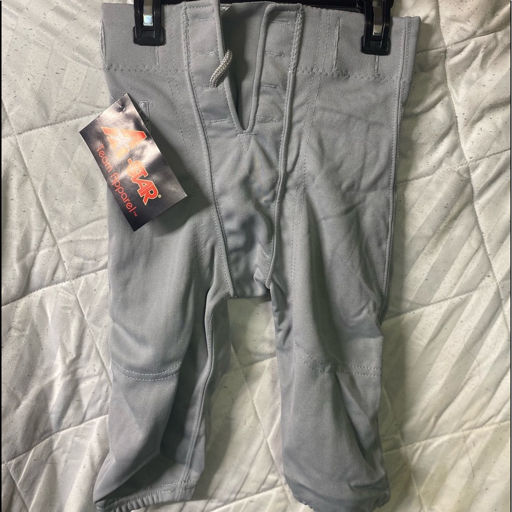 All Star Grey Youth XS Football Pants